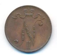 5 пенни 1905 года  Для Финляндии