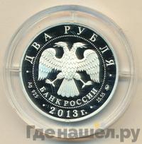 2 рубля 2013 года ММД