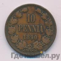 10 пенни 1890 года