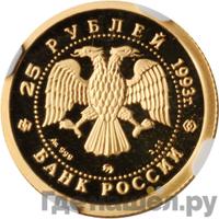 25 рублей 1993 года ММД