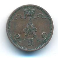 1 пенни 1873 года  Для Финляндии