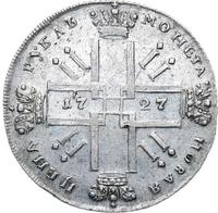 1 рубль 1727 года