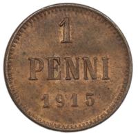 1 пенни 1915 года  Для Финляндии