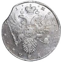 1 рубль 1731 года