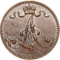 5 пенни 1867 года  Для Финляндии