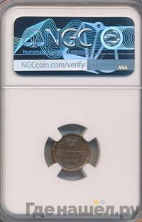 Полушка 1866 года ЕМ