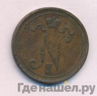 10 пенни 1896 года  Для Финляндии