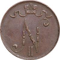 5 пенни 1905 года  Для Финляндии