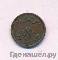1 пенни 1874 года  Для Финляндии