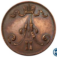 5 пенни 1875 года  Для Финляндии