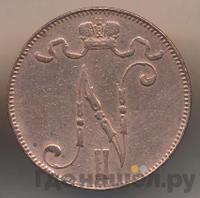5 пенни 1896 года  Для Финляндии
