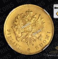 10 марок 1881 года S Для Финляндии