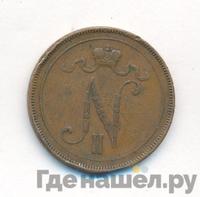 10 пенни 1897 года  Для Финляндии