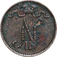 1 пенни 1900 года  Для Финляндии