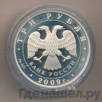 3 рубля 2009 года ММД