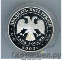 25 рублей 2002 года ММД