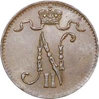 1 пенни 1907 года  Для Финляндии