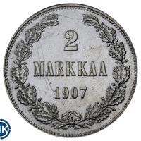 2 марки 1907 года L Для Финляндии