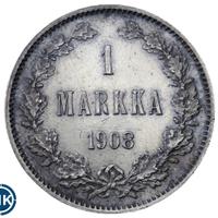 1 марка 1908 года L Для Финляндии