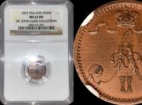 1 пенни 1872 года  Для Финляндии