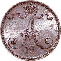1 пенни 1893 года  Для Финляндии