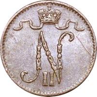 1 пенни 1906 года  Для Финляндии