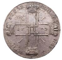 1 рубль 1722 года