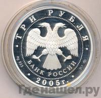 3 рубля 2005 года ММД