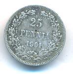 25 пенни 1901 года L Для Финляндии