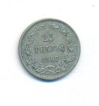 25 пенни 1907 года L Для Финляндии