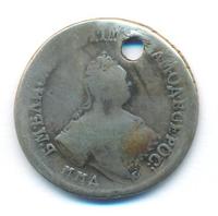 Полуполтинник 1756 года ММД МБ