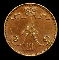 1 пенни 1892 года  Для Финляндии