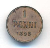 1 пенни 1895 года  Для Финляндии