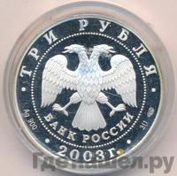 3 рубля 2003 года СПМД
