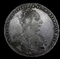 1 рубль 1727 года