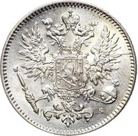 50 пенни 1916 года S Для Финляндии