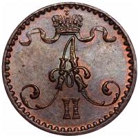 1 пенни 1866 года  Для Финляндии
