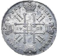 1 рубль 1728 года