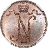 1 пенни 1903 года  Для Финляндии