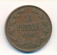 10 пенни 1913 года  Для Финляндии
