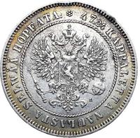 2 марки 1908 года L Для Финляндии