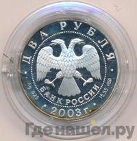 2 рубля 2003 года СПМД