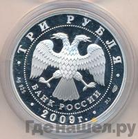 3 рубля 2009 года СПМД