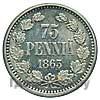 75 пенни 1863 года  Пробные Для Финляндии