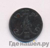 5 пенни 1892 года  Для Финляндии