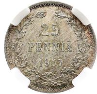 25 пенни 1907 года L Для Финляндии