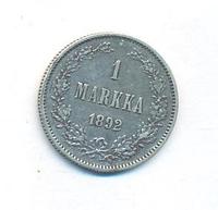 1 марка 1892 года L Для Финляндии