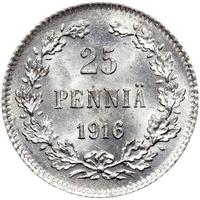 25 пенни 1916 года S Для Финляндии