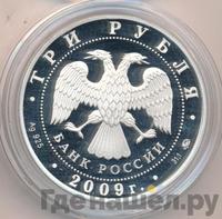 3 рубля 2009 года ММД