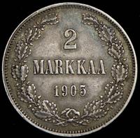2 марки 1905 года L Для Финляндии